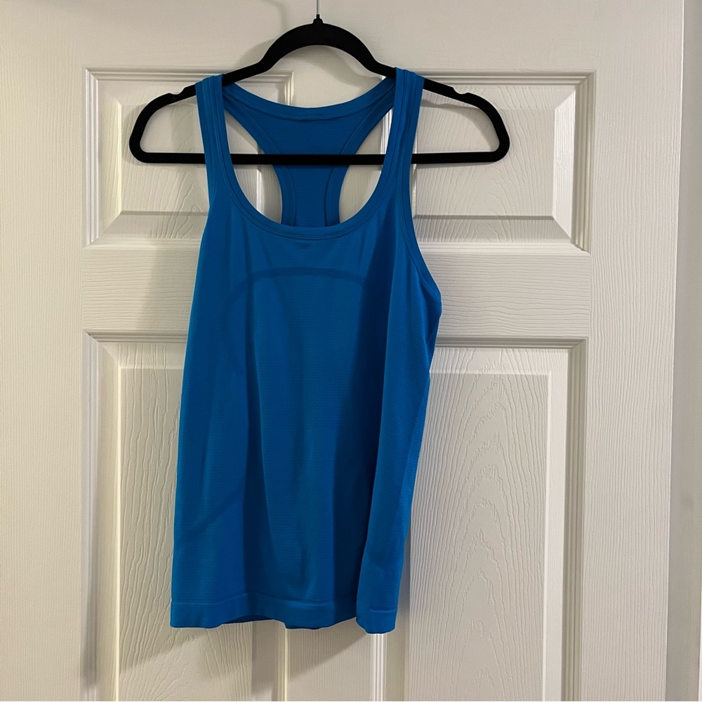 Lululemon Swiftly Tech Racerback Tank Top - Poolside - Size 6 (Full Length)